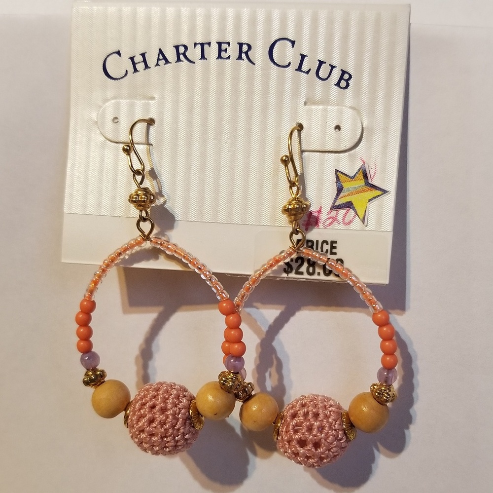 Beautiful beaded earrings